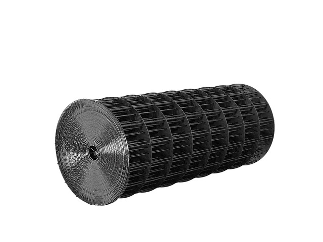Hardware Cloth 36 in x 25 ft, 2 x 3 in Mesh 16 Gauge Galvanized Wire Mesh Roll, Weather-Resistant Vinyl Coated Chicken Wire Fencing, Heavy Duty...