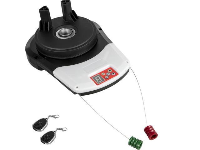 Garage Roller Door Opener, 800 N Lift Force 164 ft Remote Control, 110V Electric Roller Gate Opener, Auto Garage Roller Gate Opener Kit with 2...