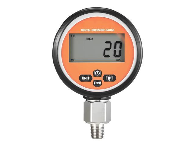Digital Hydraulic Pressure Gauge, 0-10000 PSI (0-700 Bar) Hydraulic Pressure Sensor, Manometer Tester with 1/4 inch NPT Base Entry for Excavator...