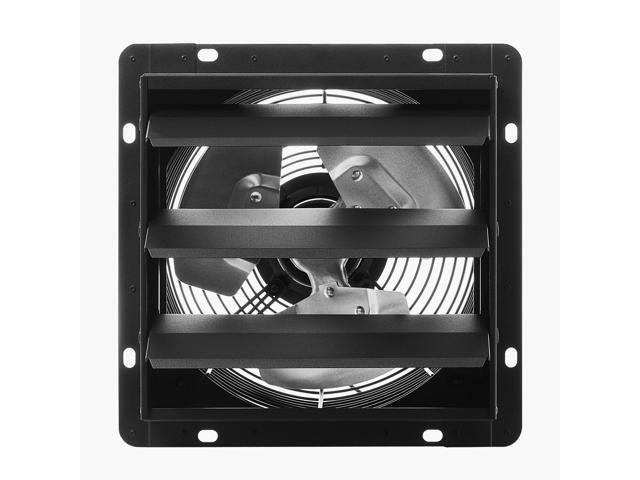 12 inch Shutter Exhaust Fan, Wall Mounted Attic Vent Fan with Smart Programming Variable Speed Temperature Control, 1500 CFM,EC Motor,Timer, for...