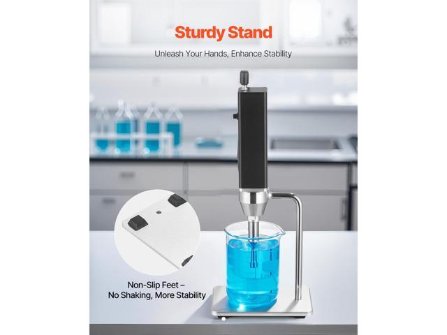 Portable Ultrasonic Homogenizer, 0.3 in Titanium Alloy Probe, 30KHz Ultrasonic Frequency, 50-300ml Capacity, Handheld and Desktop Dual Use,...