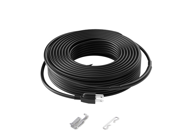 VEVOR Self-Regulating Pipe Heating Cable 120FT 5W/FT Heat Tape for Pipes Roof