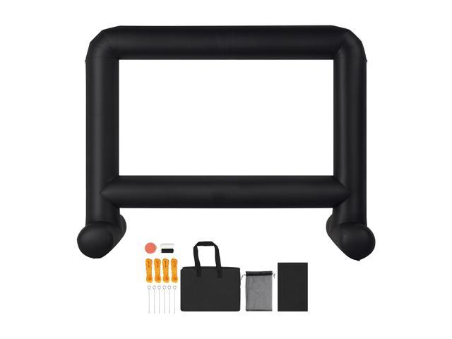 VEVOR 15FT Inflatable Movie Screen, Inflatable Projector Screen with Portable Storage Bag, 16:9 Easy Set Up Movie Projection for Outdoor Backyard,...