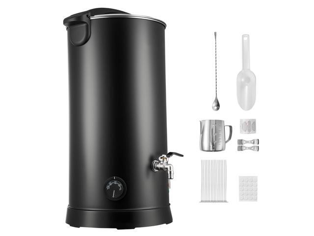Wax Melter for Candle Making, 15.9 Qts, Fast and Even Heating, with Easy Pour Spout and Temperature Control, Hourglass Base for Non-Stick Smooth...