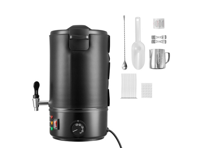 VEVOR Wax Melter for Candle Making, 8.5 Qts, Fast and Even Heating, with Easy Pour Spout and Temperature Control, Grooved Base for Non-Stick and...