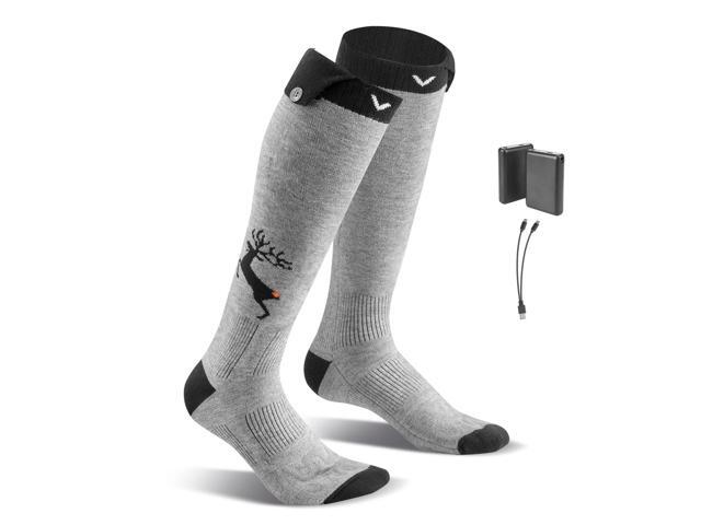 VEVOR Electric Heated Socks 6000mAh Battery Powered Heated Socks for Hunting