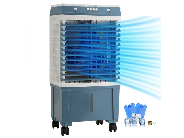 Evaporative Cooler, 1400 CFM Air Cooler, 84° Oscillating Swamp Cooler,5 Gal Portable Air Cooler for 550 Sq. ft with 3 Speeds Adjustable Control,...