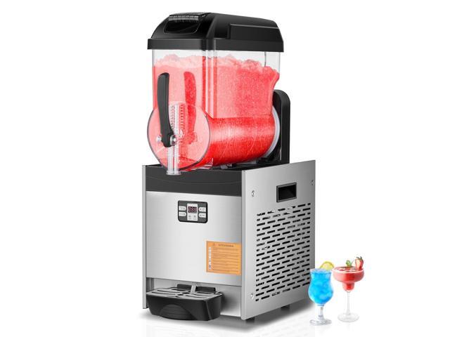Commercial Slushy Machine, 12L Single Tank Frozen Drink Machine, 48 Cups Stainless Steel Margarita Smoothie Frozen Drink Maker, Slushie Maker for...