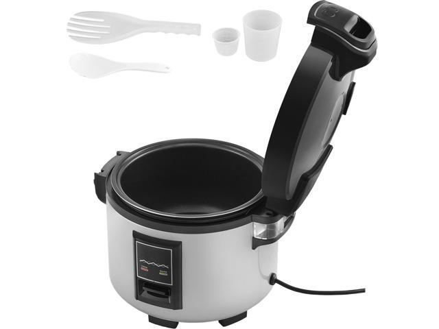 Commercial Rice Cooker, 60-Cup Rice Cooker, 13.74 Qt / 13 Liter Large Rice Cooker and Warmer with Nonstick Inner Pot, Fast Cooking and 12-Hour Keep...