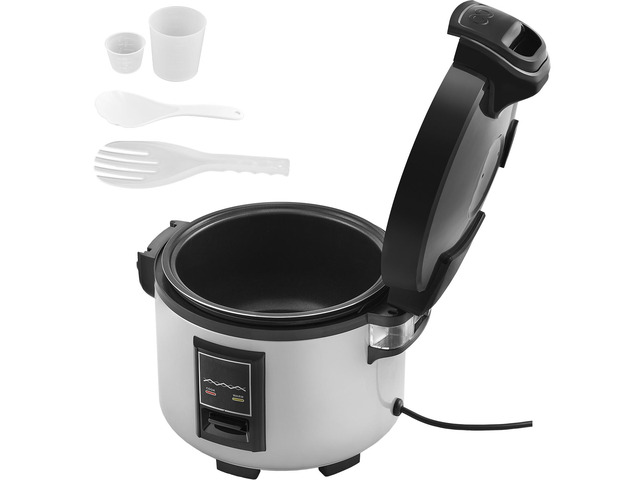 Commercial Rice Cooker, 45-Cup Rice Cooker, 9.51 Qt / 9 Liter Large Rice Cooker and Warmer with Nonstick Inner Pot, Fast Cooking and 12-Hour Keep...