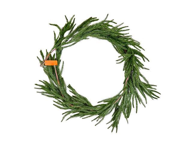 Christmas Garland, 5-FT Realistic Norfolk Pine Garland, Evergreen Real Touch Artificial Faux Greenery Garlands, for Holiday Indoor Outdoor Xmas...