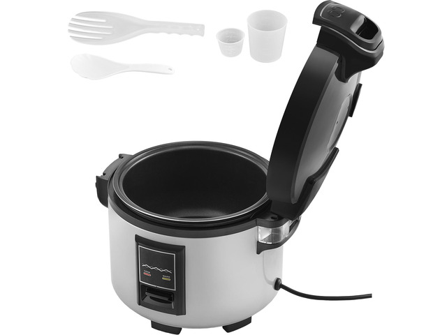 Commercial Rice Cooker, 70-Cup Rice Cooker, 15.85 Qt / 15 Liter Large Rice Cooker and Warmer with Nonstick Inner Pot, Fast Cooking and 12-Hour Keep...