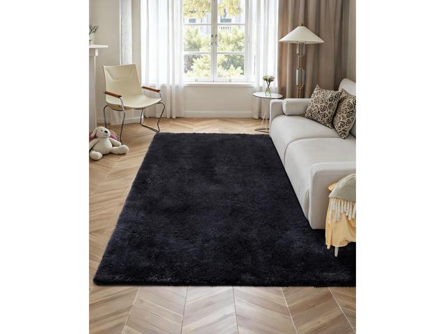 VEVOR Indoor Plush Area Rugs, 8 x 10 ft Soft Plush Carpet, Furry Shag Area Rugs for Living Room, Bedroom, Sunroom, Modern Home Decor Aesthetic,...