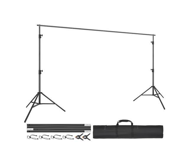 11.5 x 9.6 ft Heavy Duty Backdrop Stand, Height Adjustable Photography Backdrop Stand, Background Support System with 6 Clamps and A Carry Bag, for...