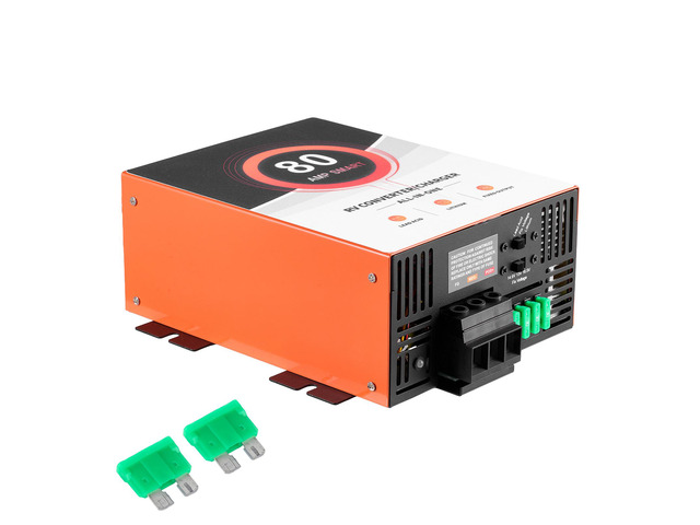 RV Power Converter, 80 Amp, 110V AC to 12V DC RV Converter Battery Charger, Multi Stage Smart Charging, 13V to 16.5V Operating Range, Compatible...
