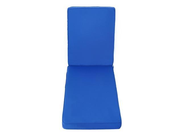 Chaise Lounge Cushion, 72 x 21 x 3 in, Outdoor Lounge Chair Cushions, Waterproof & Fade-Resistant, Sun Lounger Replacement Cushions with Ties,...