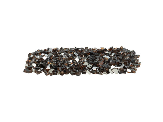 Fire Glass, 10 LBS / 4.5 KG High-Temperature Resistant Fireplace Rocks, 1/2-Inch / 12.7 mm Reflective & Smokeless Firepit Glass Rock, High Luster...