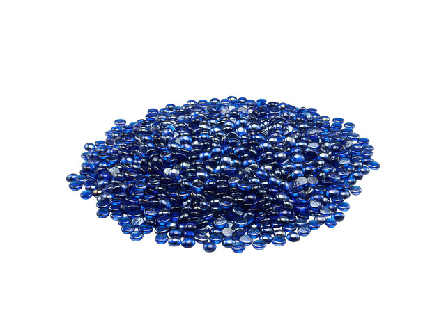 Fire Glass, 10LBS/4.5KG High-Temperature Resistant Fireplace Rocks, 3/4-Inch / 19.05 mm Reflective & Smokeless Firepit Glass Beads, High Luster...