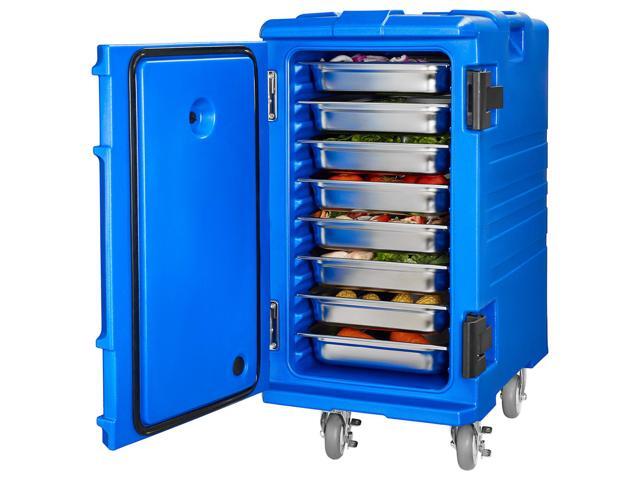 Insulated Food Pan Carrier, 127 Qt Hot Box for Catering, Food Box Carrier with Double Buckles, Front Loading Food Warmer with Handles, End Loader...