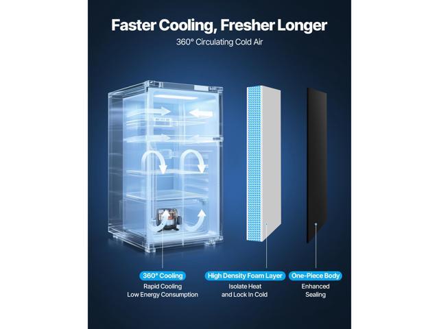 Mini Fridge, 3.2 Cu. Ft, Single Door Compact Refrigerator, Adjustable Temperature, Glass Shelf, Energy Efficient Small Refrigerator, Reversible...