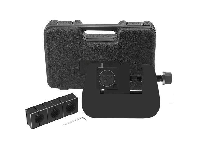 7843B Manual A/C Hose Crimper Kit,Handheld Air Hose Crimper Tool Kit with 4 Dies Whole Set #6#8#10#12,A/C Hose Crimper Repair Tool Kit Die Set,for...