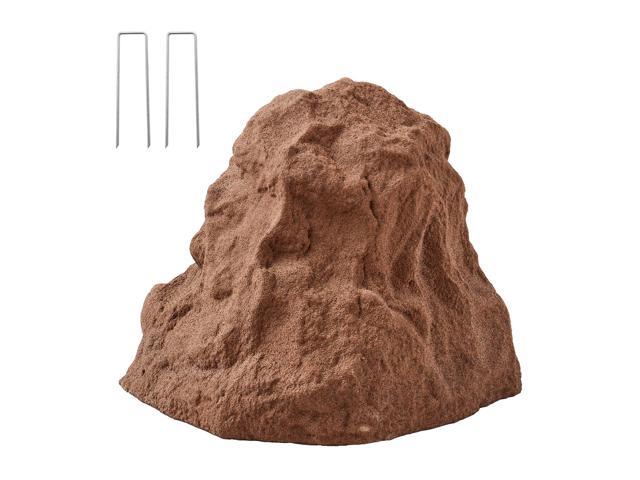 VEVOR Faux Rock Cover, Outdoor Fake Rock Well Pump Cover, Realistic Natural Texture, Lightweight & Weather-Resistant Polyresin Artificial Boulder...
