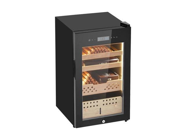 Electric Humidor, 70L, 400 Counts Electric Cigar Humidor Cabinet with Compressor Cooling, Constant Humidity & Temperature Control, Spanish Cedar...