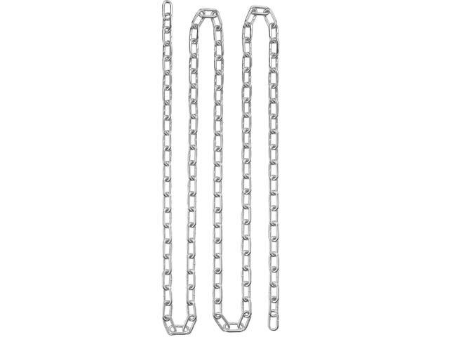 Proof Coil Chain, 3/16' x 250', 1100 lbs Safe Working Load, Zinc Plated Proof Tested Coil Chain with Two Quick Links, Galvanized Carbon Steel Link...