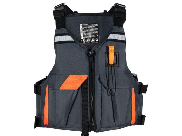 Life Vest for Watersports (PFD), Life Jacket with Waterproof Nylon & 96N Buoyancy, Life Vest/Jacket for Any Water Activity-Fishing, Kayaking,...