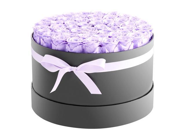 Forever Flowers, 50 Preserved Roses in a Box, Eternal Flowers Immortal Bouquet Birthday Present for Women Her Wife Mothers, Anniversary,...