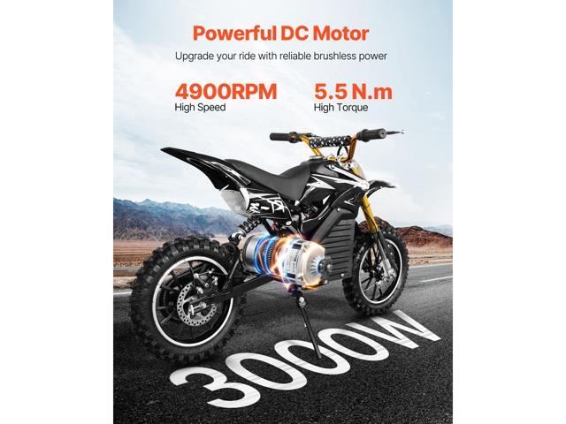 3000W Electric Brushless DC Motor, 72V 4900rpm Go Kart Electric Motor, Electric Dirt Bike Motor Engine for E-Bike Motorcycle Scooter DIY