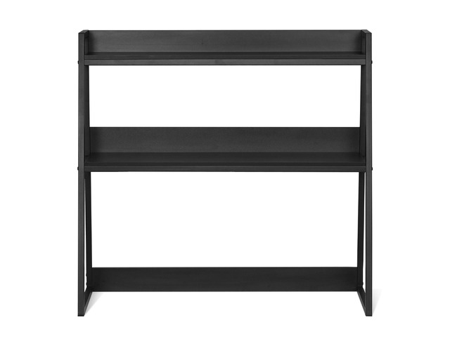 VEVOR Desktop Bookshelf Desktop Storage Organizer 2-Tier for Office & Home Black