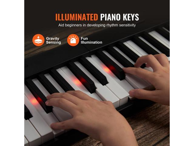 88 Key Folding Keyboard Piano, Bluetooth & MIDI, Portable Electronic Digital Foldable Piano with Sustain Pedal Bag Touch Sensitive Keys Headphones,...