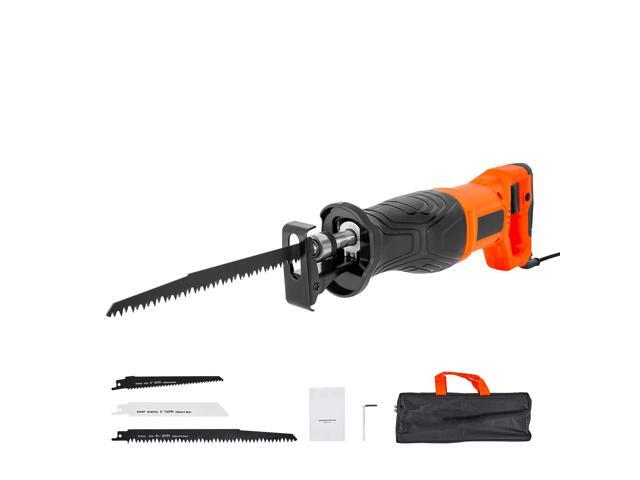 Corded Reciprocating Saw, 120 Volt 7.5 Amp, 2800 SPM Variable Speed, 1-1/8 inch Stroke Length, Electric Reciprocating Saw with 8 Blades and...