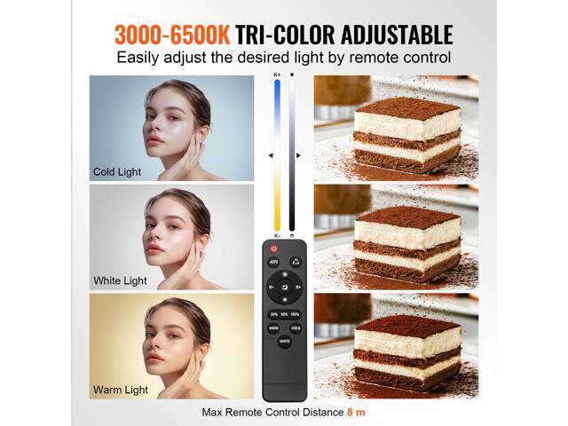 Softbox Lighting Kit, 20' x 28', Professional Softbox with 45W 3000-6500K LED Bulbs, 3 Continuous Lighting Effects, Tripod Stand, Remote Control,...