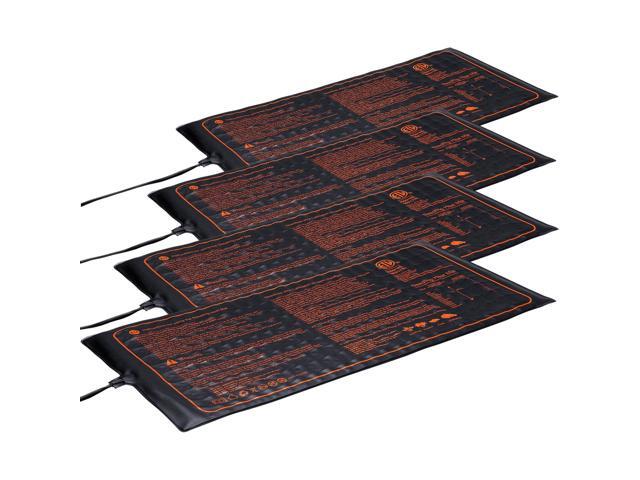 4 Pack Seedling Heat Mat 10'x 20.75', MET-Certified Warm Hydroponic Plant Heating Pad for Seed Starting, Waterproof Heating Mats for Germination,...