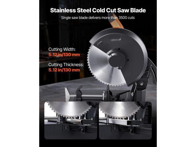 Chop Saw, 14-inch Stainless Steel Cold Cut Blade, 3500 W Powerful Brushless Motor, 750-1200 r/min Adjustable Speed, Metal Cutting Chop Saw for...