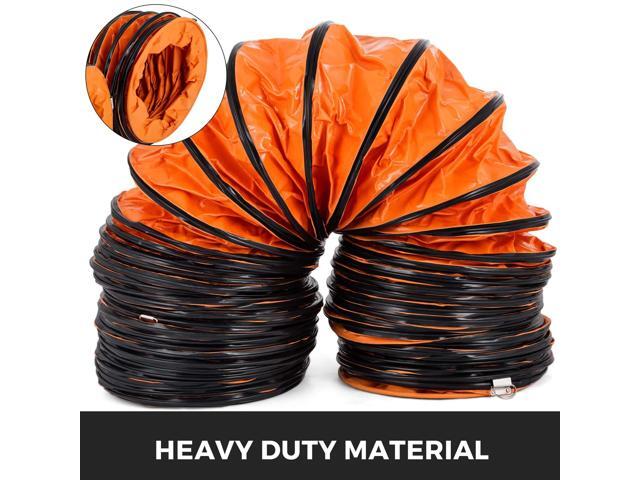 7.6 M/25 FT PVC Flexible Duct Hosing for 203 MM/8 Inch Diameter Exhaust Fan