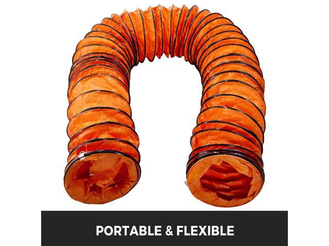 7.6 M/25 FT PVC Flexible Duct Hosing for 203 MM/8 Inch Diameter Exhaust Fan