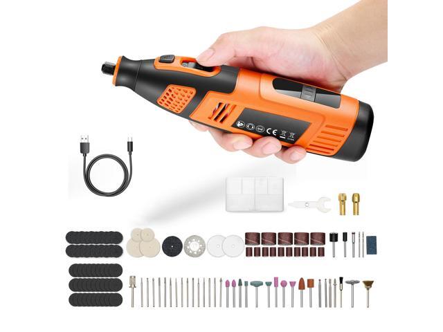 119-Piece Cordless Rotary Tool Kit, DC12V Portable Mini Power Rotary Tool, 28-Level Speed 5000-32000 RPM Multi-Purpose DIY Tools for Engraving,...