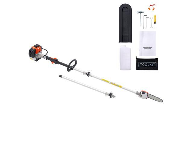 Gas Pole Saw, 25CC 2 Stroke Gas Powered Pole Saws with 8 in Cutting Bar, Cordless Tree Trimmer with 23 fl. oz Fuel Tank, 6.5 to 9 ft Extendable,...