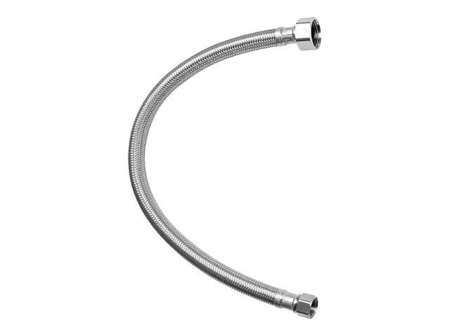 Faucet Hose Connector, 16-Inch Length, 3/8 Inch Comp x 1/2 Inch FIP 10-Pack Braided Stainless Steel Faucet Supply Line, Faucet Hose Connects...