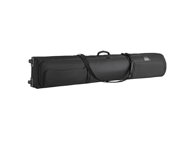 Ski Roller Bag, Up to 68.9 in/175 cm, Padded Snowboard Bag with Wheels for Air Travel, 600D Waterproof Oxford Fabric, with Adjustable Straps, for...