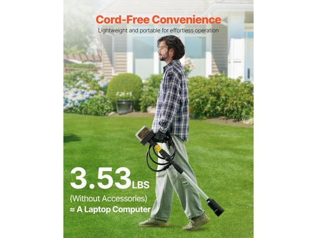Cordless Stick Water Transfer Pump, 528GPH, Portable Sump Pump with NPT3/4' Garden Hose, Compatible with Dewalt 20V MAX Battery (No Battery),...