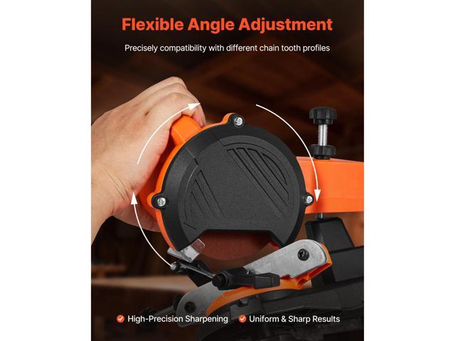 Electric Chainsaw Sharpener, 85W Bench Saw Chain Sharpener 5000RPM, Professional Chainsaw Sharpening Tool with 2 Grinding Wheels for Woodworking,...