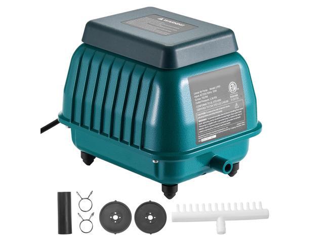 Linear Air Pump, 1110 GPH Air Flow, Septic Aerator Pump, Aeration System for 10 ft Deep Ponds, Fit for Septic Tanks, Aquariums, Waste Treatment,...