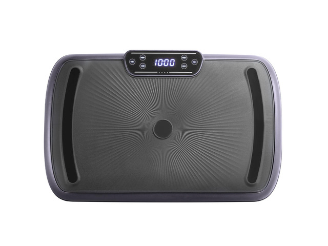 Vibration Plate Exercise Machine Whole Body Shaker Fitness Platform Black