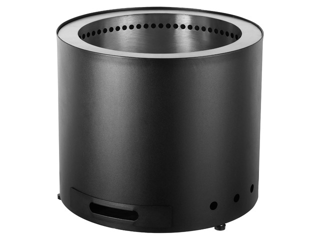 Smokeless Fire Pit Stove Bonfire, H: 15.4 in x Dia: 19.3 in,Wood Burning Fireplaces with Removable Ash Pan, SUS430 Stainless Steel inner Portable...