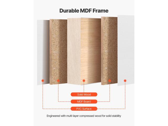 Sliding Closet Door, 60' (Double 31') x 80', 5-Lite Frosted Glass Bypass Sliding Doors with Hardware Kit & Floor Guide, Solid Wood & MDF Slab with...