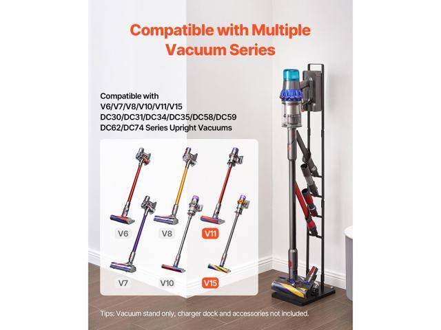Vacuum Stand for Dyson Multi-Models Stable Storage Bracket Holder with Wheels